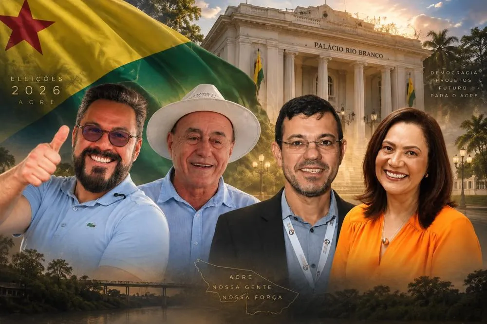 Candidatos ao Governo do Acre cumprem agenda com caminhadas, entrevistas e reuniões nesta quinta