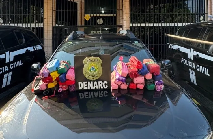 Polícia Civil localiza 22 quilos de cocaína ocultos em veículo na capital acreana