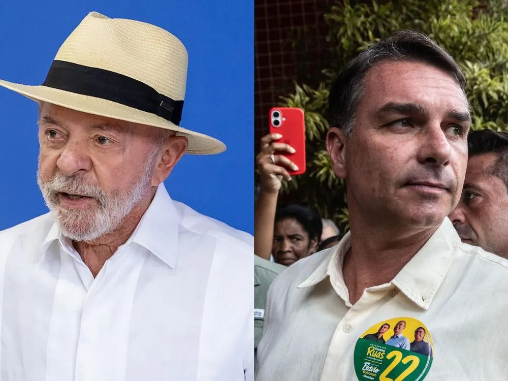 Ipespe aponta Flávio Bolsonaro à frente de Lula no segundo turno, com 52,7% dos votos válidos