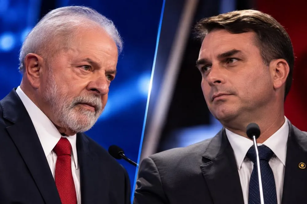 Primeiro debate presidencial entre Lula e Flávio Bolsonaro acontece neste domingo