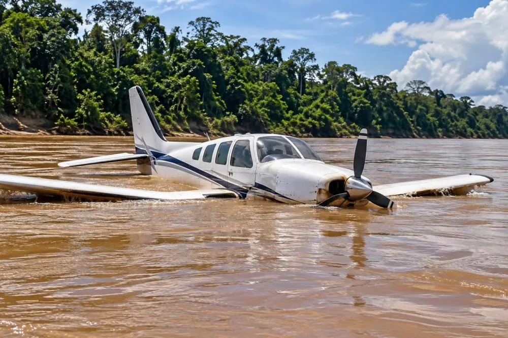 Acre registra dez ocorrências aeronáuticas em 2026 após pouso forçado em rio