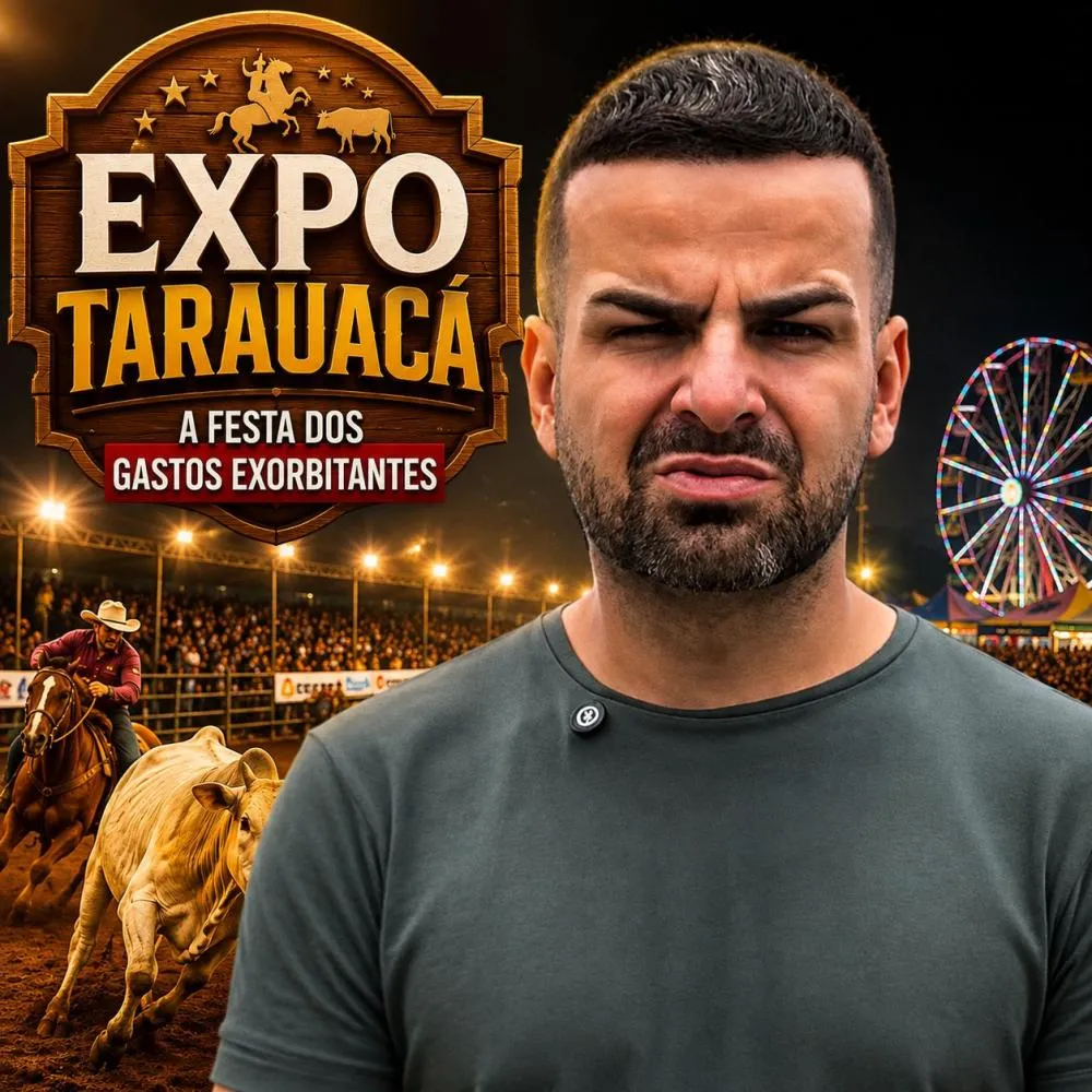 R$ 311 mil para o rodeio: gasto durante a ExpoTarauacá gera questionamentos sobre prioridades da gestão municipal
