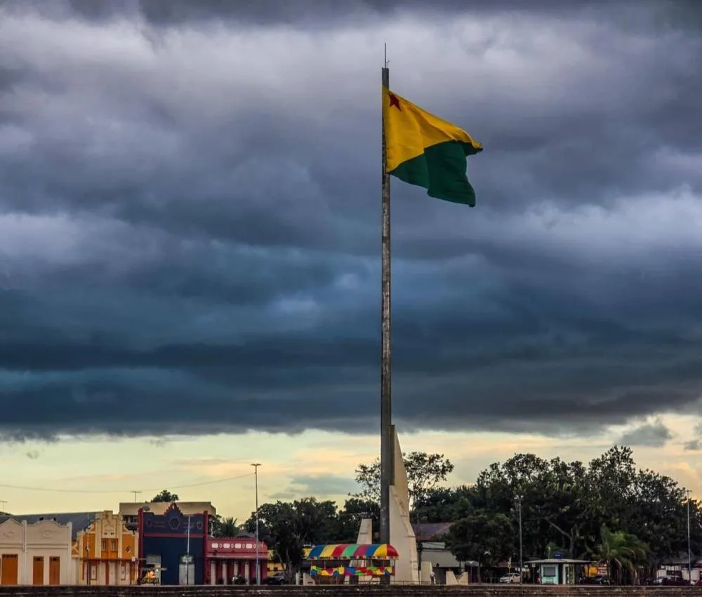 Acre terá calor de até 34°C e risco de chuvas fortes nesta quinta-feira