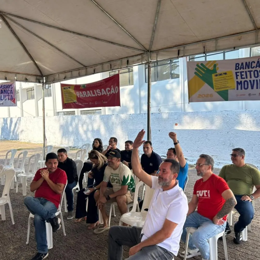 Greve divide bancos no Acre: BB, Caixa e Basa aprovam paralisação, enquanto privados recusam